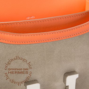 Hermes Constance 18 см Grey Tourterelle/Crevette