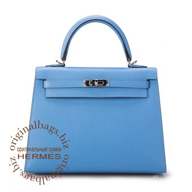 Hermes Kelly 25 Blue Paradise