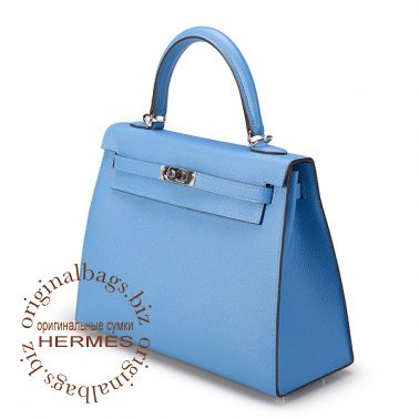 Hermes Kelly 25 Blue Paradise