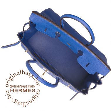 Hermes Birkin 35 Blue Electriс