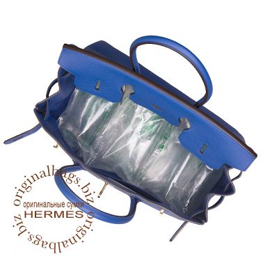 Hermes Birkin 35 Blue Electriс