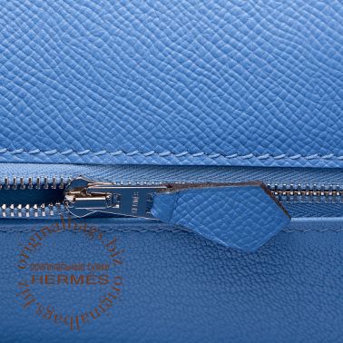Hermes Kelly 25 Blue Paradise