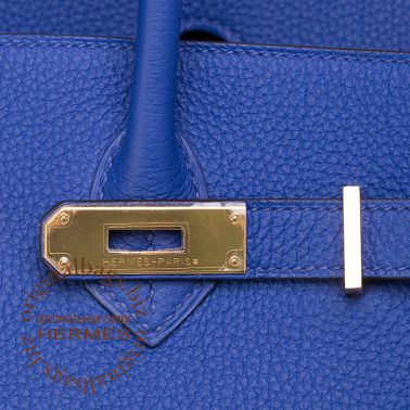 Hermes Birkin 35 Blue Electriс