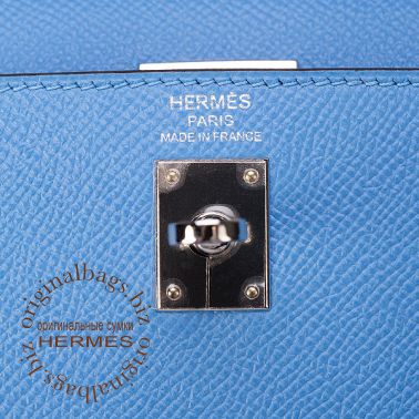 Hermes Kelly 25 Blue Paradise