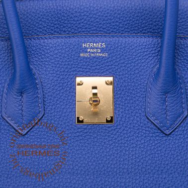 Hermes Birkin 35 Blue Electriс
