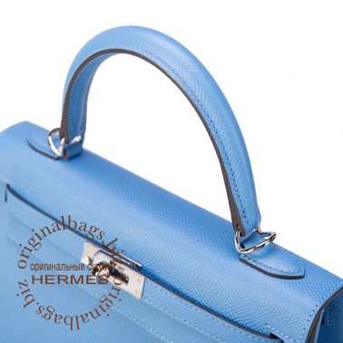 Hermes Kelly 25 Blue Paradise