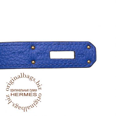 Hermes Birkin 35 Blue Electriс