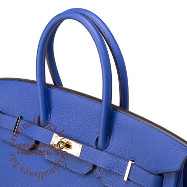 Hermes Birkin 35 Blue Electriс