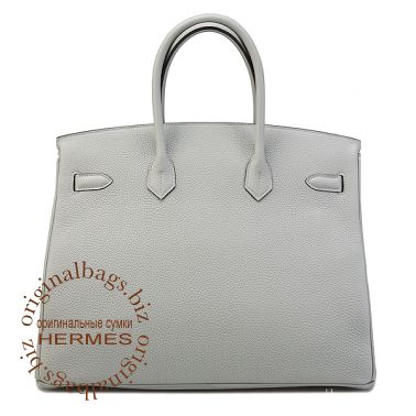 Hermes Birkin 35 Blue Glacier
