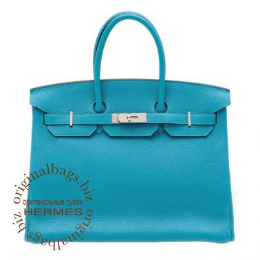 Hermes Birkin 35 Turquoise