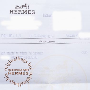 Hermes Birkin 35 Glycine