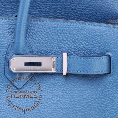 Hermes Birkin 35 Bleu Thalassa
