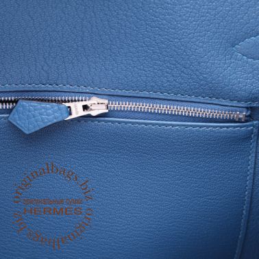 Hermes Birkin 35 Bleu Thalassa