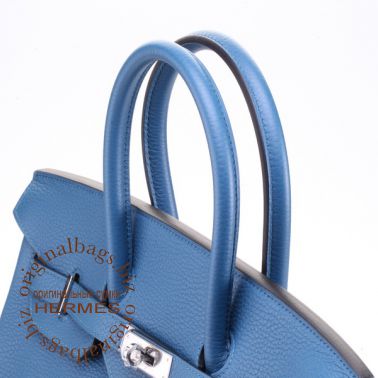 Hermes Birkin 35 Bleu Thalassa