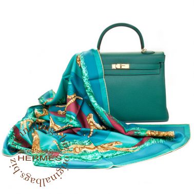 Hermes Kelly 35 Malachite
