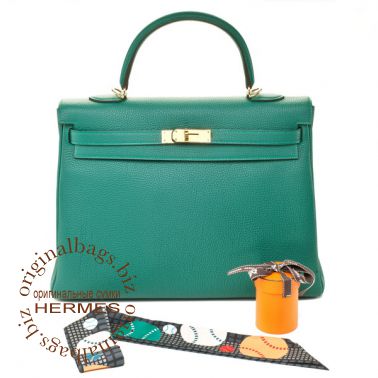 Hermes Kelly 35 Malachite