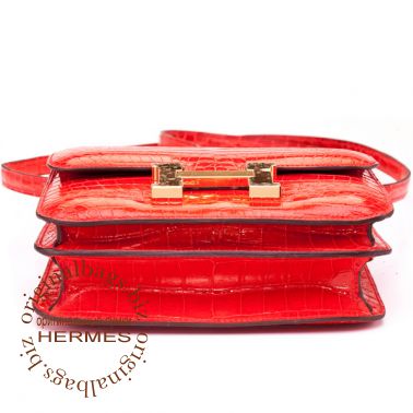 Hermes Constance 18cm Geranium