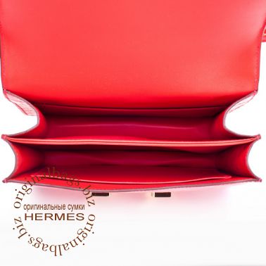 Hermes Constance 18cm Geranium