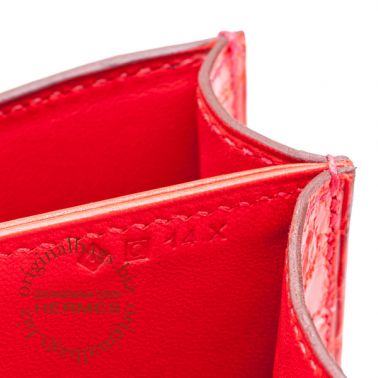Hermes Constance 18cm Geranium