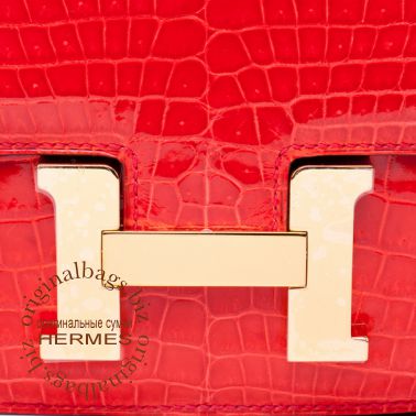 Hermes Constance 18cm Geranium