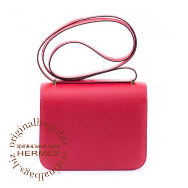 Hermes Constance 18 cm Rouge Casaque