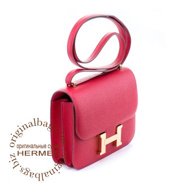 Hermes Constance 18 cm Rouge Casaque