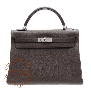 Hermes Kelly 32 Chocolate