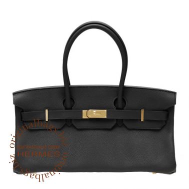 Hermes Shoulder Birkin Black