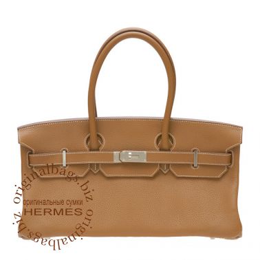 Hermes Shoulder Birkin Gold