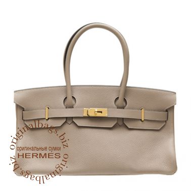Hermes Shoulder Birkin Grey Tourterelle