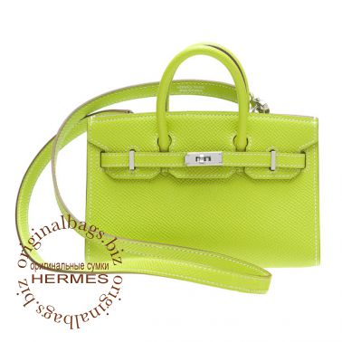 Hermes Tiny Birkin Kiwi