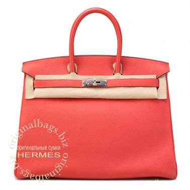 Hermes Birkin 35 Rouge Pivoine