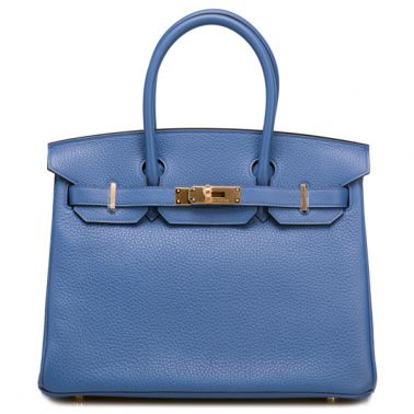 Hermes Birkin 30 Bleu Agate