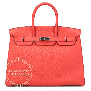 Hermes Birkin 35 Rouge Pivoine