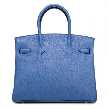 Hermes Birkin 30 Bleu Agate