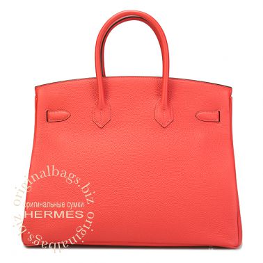 Hermes Birkin 35 Rouge Pivoine