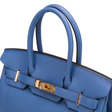 Hermes Birkin 30 Bleu Agate