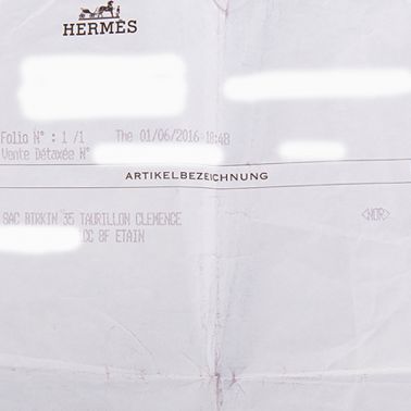 Hermes Birkin 35 Etain