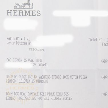 Hermes Birkin 35 Caramel