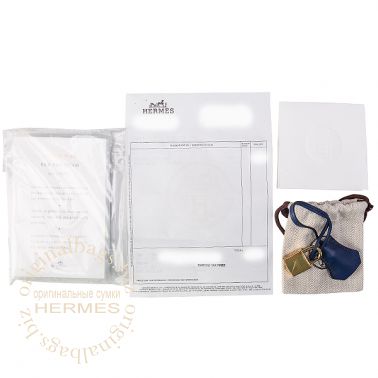 Hermes Birkin 25 Blue Sapphire