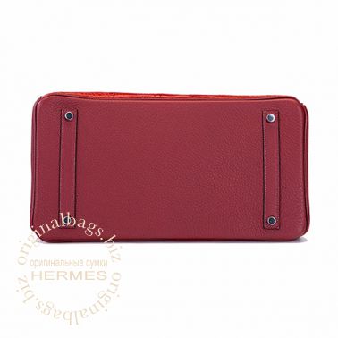 Hermes Birkin 35 Rouge H/Rouge H/Rouge H