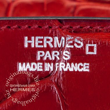 Hermes Birkin 35 Rouge H/Rouge H/Rouge H