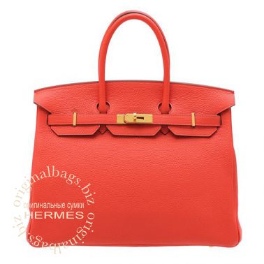 Hermes Birkin 35 Rouge Pivoine