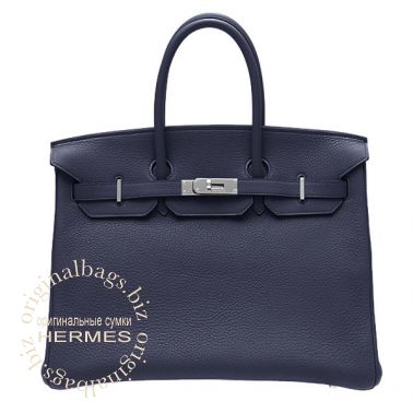 Hermes Birkin 35 Abysse Blue