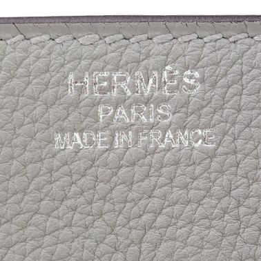 Hermes Birkin 35 Gris Mouette/Blue Agate
