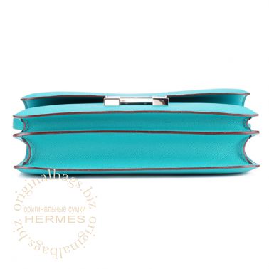 Hermes Constance Elan 25 Blue Paon
