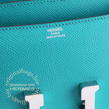 Hermes Constance Elan 25 Blue Paon