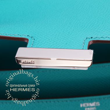 Hermes Constance Elan 25 Blue Paon