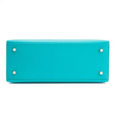 Hermes Kelly Sellier 28 Bleu Paon