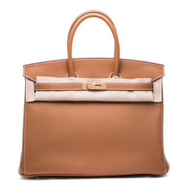 Hermes Birkin 35 Gold/Geranium